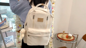 Cool Backpacks School Bag Double Zipper Tote Bags