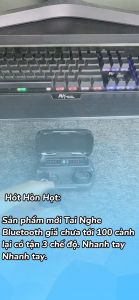 Tai Nghe Bluetooth Không Dây M100 Bluetooth 5.3 Pin Trâu Bass Căng Chống Nước IPX7 Bảo Hành 12 Tháng