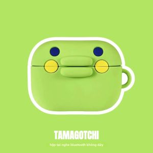 Ốp Điện Thoại Silicon Hình Chú Ếch Xanh Hoạt Hình Ngộ Nghĩnh Cho AirPods 1/2/3/4 Pro/Pro2 Vỏ Bảo Vệ Tai Nghe Bluetooth Không Dây