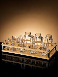 Manwei | High-End Transparent Measurement Glass Baijiu Decanter Set