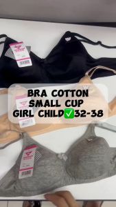 Baju Dalam Remaja Perempuan Cotton Bra Tanpa Besi & Tanpa Span | Non Wired Girls Bra | Saiz 32-38