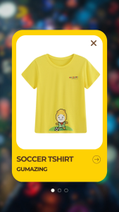 Gumazing Soccer T-shirt for Kids