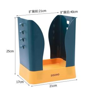 Adjustable Kitchen Trash Can Holder without Lid for Home Use Narrow Gap Waste Bin for Living Room Desktop Storage Bucket