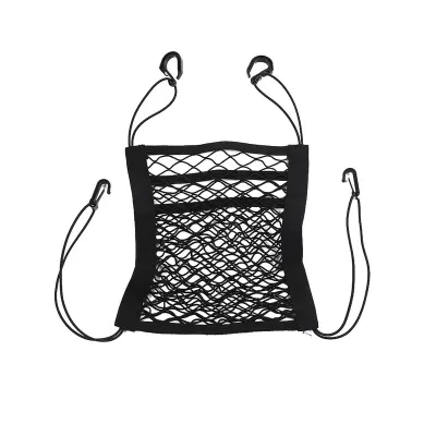 Car Storage Net Bag Between Seats Car Styling Storage Bag Elastic Mesh Net Organizer Auto Accessories