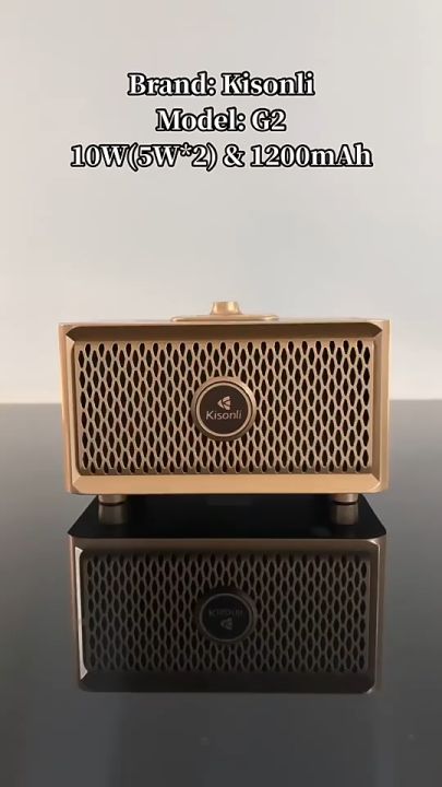 KISONLI - Speaker Bluetooth Portable Retro Klasik - G2