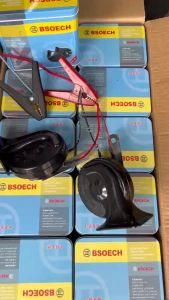 Đôi còi sên BOSCHE. Điện 12v và 24v