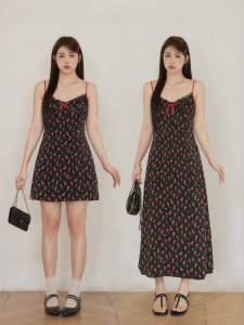 Đầm In Hoa Dáng Suông Phù Hợp Với Người Mập