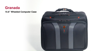 Wenger Granada Wheeled Laptop Case 15.6"