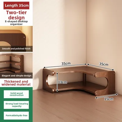 YONGJUE | Corner Storage Shelf Wooden
