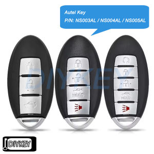 AUTEL Smart Key NS003AL NS004AL NS005AL for Nissan Used with MaxiIM KM100 KM100E IM508 IM608 PRO MAXIIM IKEY Premium Style
