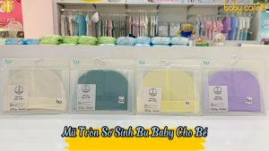 Mũ Tròn Sơ Sinh Modal BU Baby Cho Bé