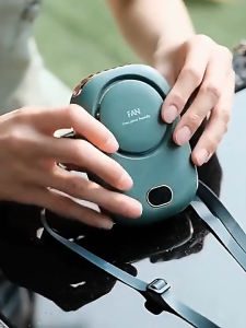Quạt đeo cổ 2000Mah chính hãng AirtecFan hoạt động 6 giờ siêu mát kiểu dáng hiện đại