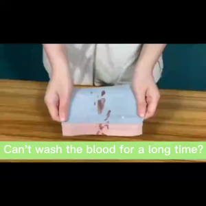 Bloodstain Remover for Clothing - Stubborn Stain Removal Mild Decontamination Non - Toxic and Harmless