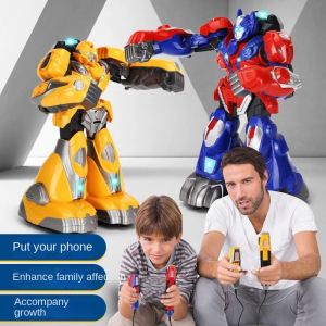 2.4G Somatosensory fighting robot Metal Robot battle remote control Childrens toys two person armored boxing competition robot parent-child toys