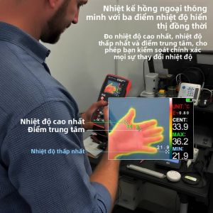 Máy Đo Vạn Năng True RMS Tích Hợp Camera Nhiệt 2 Trong 1 R01MDD Tự Động Điều Chỉnh Phạm Vi Độ Chính Xác Cao Kiểm Tra Điện 1000V DC 750V AC