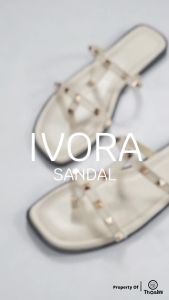 Threepoint Sandal Teplek Flat Wanita Ivora