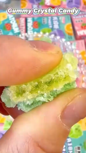 [ B1T1] No Sugar Added Gummy Crystal Candy - Healthy Snack - BUY 100G GET 400G