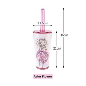 Creative Design Accessible To All Areas Soft Bristles Toilet Brush