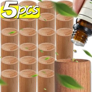 1/5PCS Wooden Essential Oil Diffuser Mini Wood Aroma Fragrance Oil Aromatherapy Diffuser for Home Office Bedroom Car Living Room