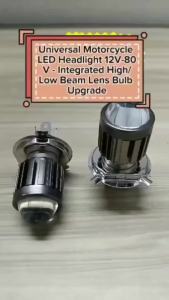 1Pcs Universal Motorcycle H4/BA20D Headlight Hard Light Led Light Motorbike Lamp Ultra-Long Illumination Distance