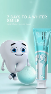 【BUY 1 TAKE 1】ASGG Whitening Toothpaste Amino Acid Toothpaste Instant Stain Removal Deep Ocean Mint Flavor