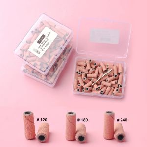 100 ชิ้น 3.1 มิลลิเมตร Sanding Bands 1 ชิ้นบิต เจาะเล็บ Bits Mandrel ชุดอุปกรณ์แต่งเล็บไฟฟ้าเครื่องมือ Dead Skin Remover