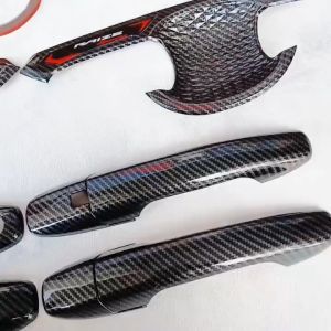 Paket Cover Garnish Lampu Handle Outer Pintu Tutup Tangki Mobil Toyota Raize 2021 Carbon