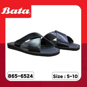 BATA รองเท้าแตะหนัง สายไขว้ รุ่น 865-8524 / 865-6524