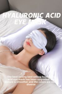 New Zealand Okioki Silk Hyaluronic Acid Beauty Eye Mask Sleep Relief Eye Fatigue Remove Eye Swelling Dark Circles Blackout