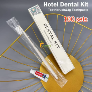100SETS Hotel Dental Kit Toothbrush&Toothpaste With box