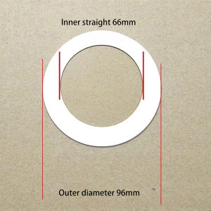 10Sizes LED Spotlight Downlight O Rings White Lampshade Ring Adapter Concealed Spacers Shims Washer Light Stand Extension Gasket