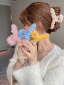 [💝 ส่งฟรี เก็บโค้ดในร้าน] กิ๊บติดผมน่ารัก กิ็บขนมิ้งค์ กิ๊บติดผมเด็ก คลิปปลาฉลาม กิ๊บหนีบผมใหญ่ วัสดุผ้ากำมะหยี่ แฟชั่นหน้าหนาว รุุ่น GIF-25