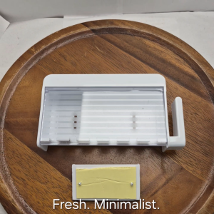 Toothbrush 3 in 1 Holder White (small)