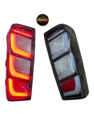 ไฟท้าย ไฟท้ายแต่ง Isuzu Dmax 2012-2019 ลาย 2026 ขอบข้างสีเทา ไฟหรี่ ไฟเบรก 4 เส้น