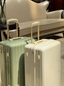 Trendy Ultra-Light PC Luggage Bag Womens Travel Suitcase 20 Inch Carry-On 24 Inch Spinner Wheel Silent for Students And Travelers