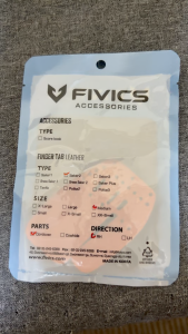 FIVICS SK1 SK2 Finger Tab Leather Replacement Horse Butt Leather Finger Tab Pad