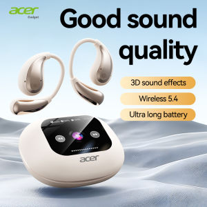 [Official Acer Genuine Product] Ohr549 Wireless Bluetooth Headphones with Ear Hook Design Display Screen Comfortable Wear Suitable for Sports Running Fitness Compatible with Mobile Phones Tablets and Laptops