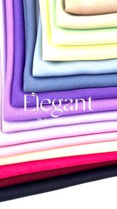 ผ้าเอลิแกนท์ ผ้าลายสอง ผ้าทอลายทวิล ผ้าไทย ตัดเสื้อผ้า ผ้าปูโต๊ะ สีพาสเทล น่ารักมากๆ ผ้าหลา พร้อมส่ง