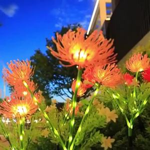 LED Solar Lights Shore Flowers Lawn Lamp Outdoor Garden Decoration Suitable for Yard Courtyard Lawn Decoration Christmas Decor