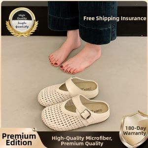 ZHENMO | Breathable Lace-Up Womens Summer Slippers