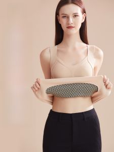 MiiOW | เสื้อกั๊กผู้หญิง MiiOW 2025 ฤดูใบไม้ร่วง/ฤดูหนาว อบอุ่น ไร้ตะเข็บ เสื้อชั้นในแบบมีแผ่นเสริมหน้าอก ทรงหลวม คอวี สีพื้น