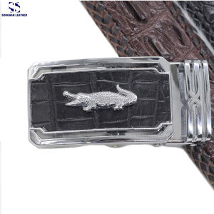 [FREESHIPMAX] Mặt dây nịt da cá sấu Mặt khóa Dây Thắt Lưng hợp kim cao cấp chống gỉ bản 3.5cm Songhan Leather Songhan Leather
