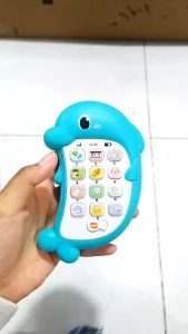 Mainan Anak Dolphin Smart Cell Phone Set Batrey 069 4 | Mainan Telephone Musik Anak Baby Phone Mainan Mobile Music Phone Bayi Mainan Anak Edukasi Musik Smart Cell Phone Music Elektronik Mainan Telepon Bentuk Lumba-lumba