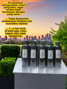 Isi Ulang Reed Difuser Pewangi Premium cocok buat segala diffuser Pengharum Ruangan 255 ml