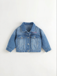 Marc&Janie | Love Print Soft Denim Jacket