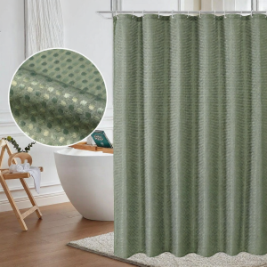 MOLORE | Waterproof and Mildew-Resistant Polyester Bath Curtain