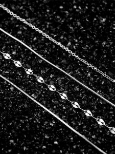 Titanium Steel Snake Bone Chain Necklace Womens Thin Style No Pendant Bare Chain Extended Single Chain 45 50 60 70 80CM