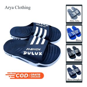 sandal model slop terbaru bahan karet duluk pengiriman cepat