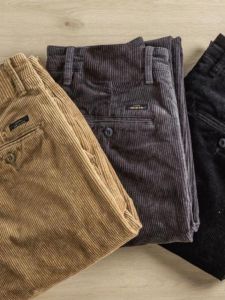 Autumn Winter Mens Casual Cotton Corduroy Work Pants Loose Straight Leg Retro Japanese Style Fashion Brand Leisure Trousers