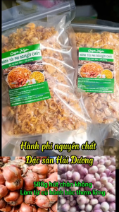 500g Hành phi nguyên chất hút chân không nhà làm thơm nức làm từ củ hành bắc - Mới mỗi ngày